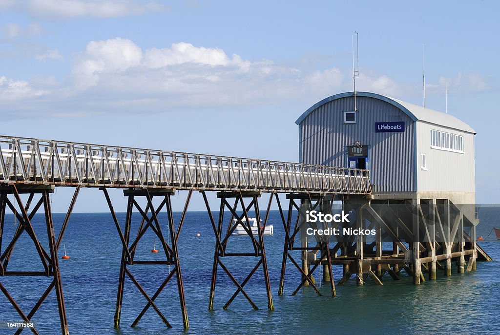 Estação de salva-vidas em Selsey. Sussex. Inglaterra - Royalty-free Anda Foto de stock
