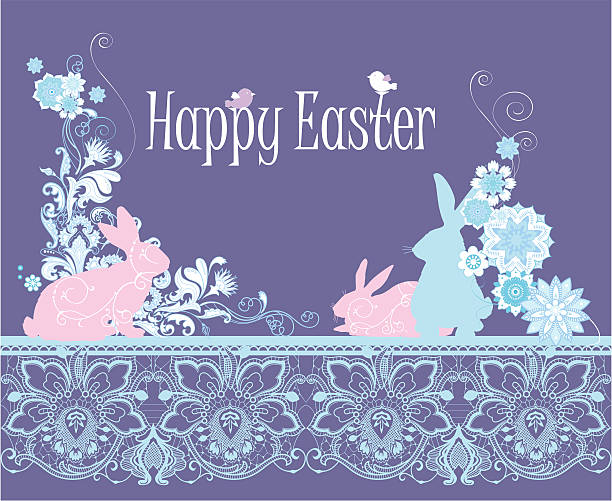 Easter vector art illustration