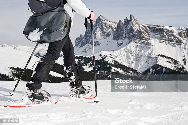 Desporto De Inverno Nos Alpes - Fotografias de stock e mais imagens de Bota de Neve - Equipamento Desportivo - Bota de Neve - Equipamento Desportivo, Val Gardena, Adulto