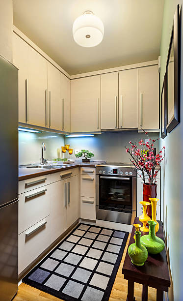 Kitchen interior stock photo