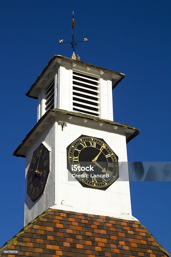 Torre do relógio - Foto de stock de Aldeia royalty-free