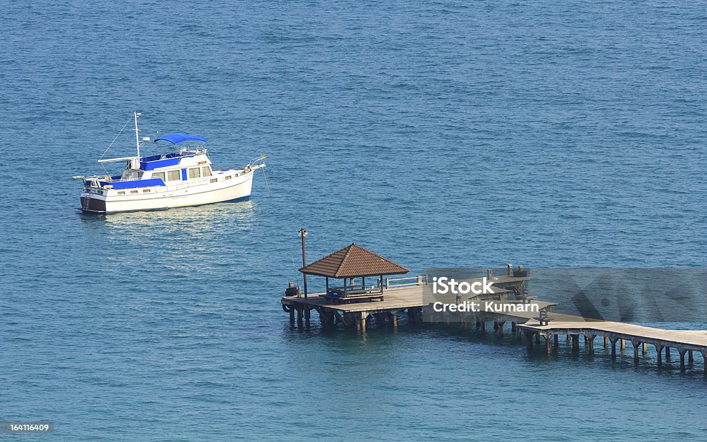 Der wood Hafen - Lizenzfrei Anlegestelle Stock-Foto