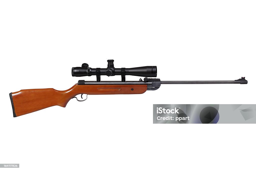 エアライフル riflescope 付き - ライフルスコープのロイヤリティフリーストックフォト