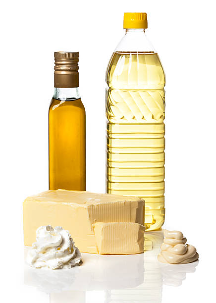 fat - butter dairy product fat food stock-fotos und bilder