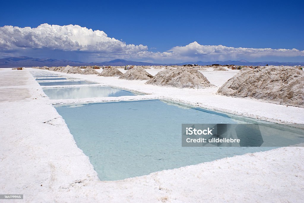 Saltern pools - Lizenzfrei Berg Stock-Foto