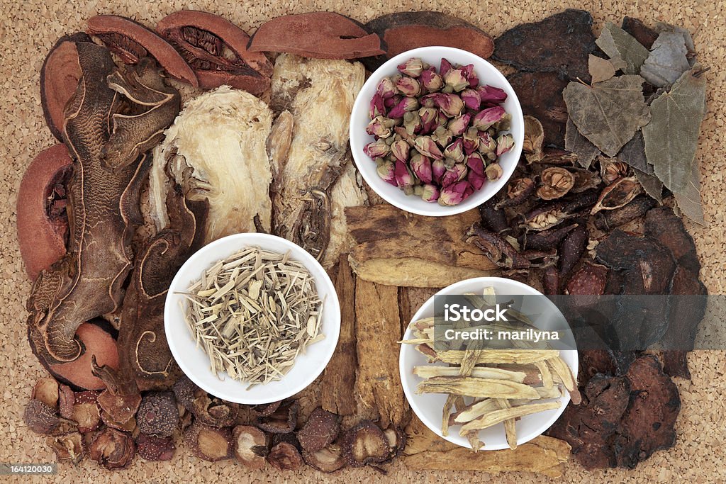Chinês tradicional medicamento - Royalty-free Alcaçuz Foto de stock