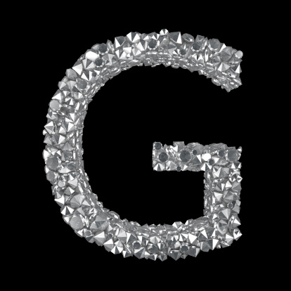 A series of diamond letters and digits, Letter G