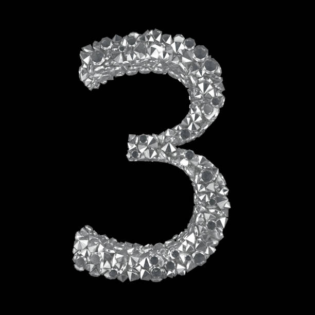 20+ 3d Shiny Diamond Number 3 Stock Photos, Pictures & Royalty