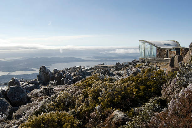 mount wellington obserwatorium - derwent river zdjęcia i obrazy z banku zdjęć