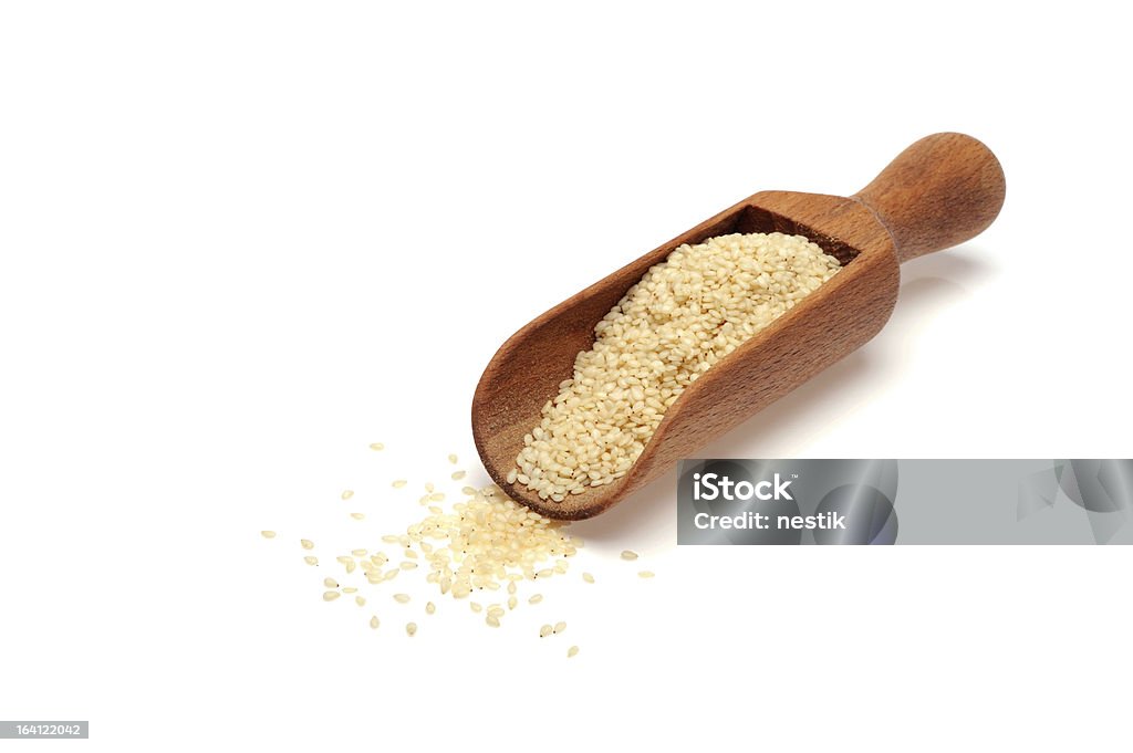 sesame seeds Sesame seeds on the white background Sesame Seed Stock Photo