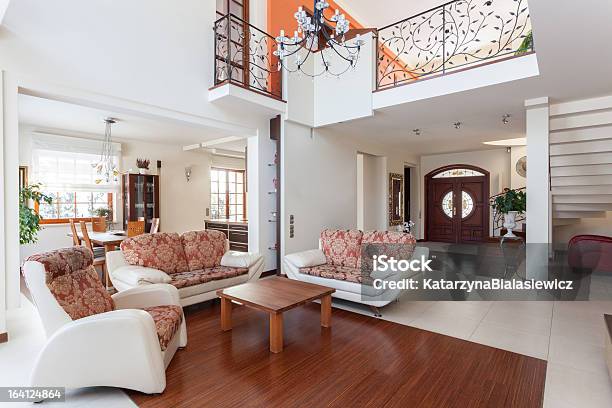 Classy House Mezzanine Stock Photo - Download Image Now - Apartment, Architecture, Balcony