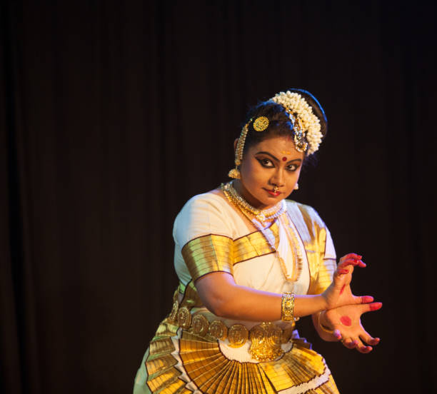 istock Mohiniattam pose photoshoot 1641250626
