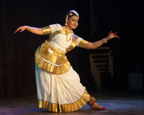 Mohiniattam pose photoshoot