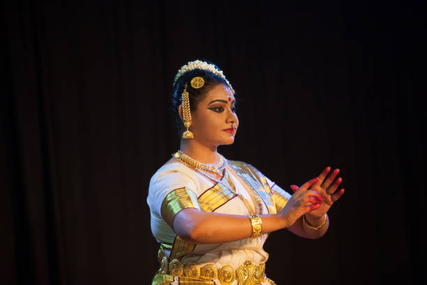 istock Mohiniattam pose photoshoot 1641252749