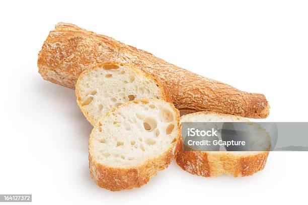 French Baguette Slices Stock Photo - Download Image Now - Baguette, Slice of Food, Baked