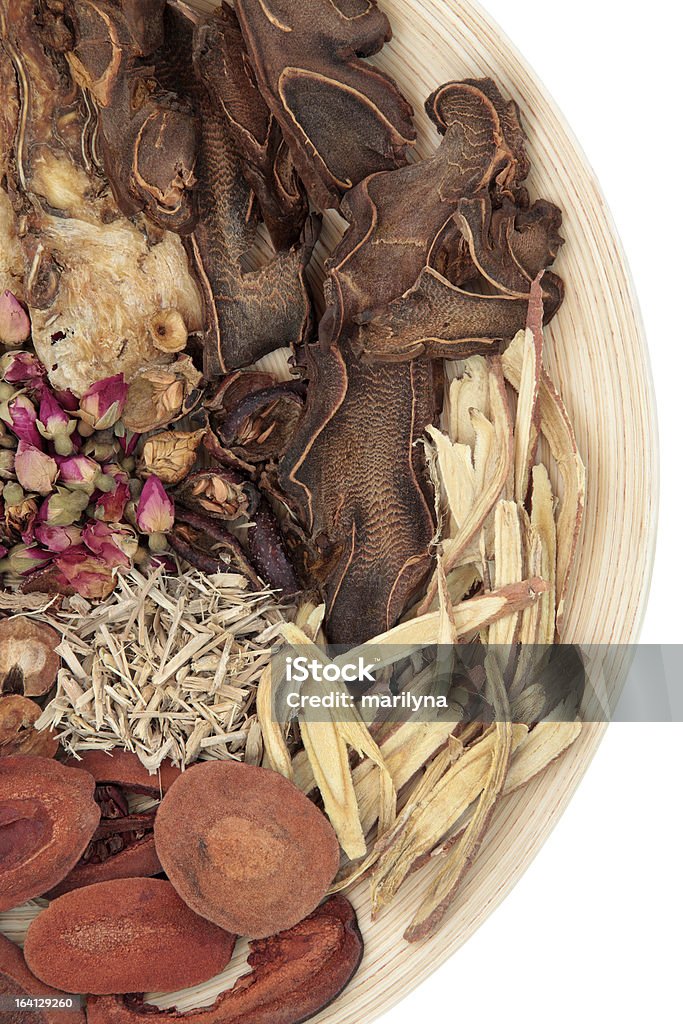 Китайской травяной медицины - Стоковые фото Айва роялти-фри