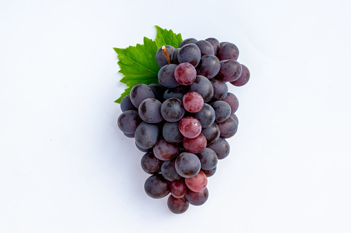 Grape fruit on a white background