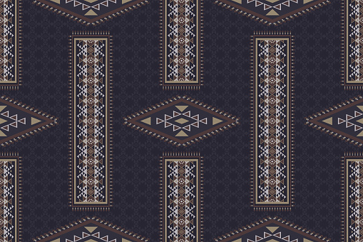 2000s Aztec Pattern Aztec Tribal Geometric Vintage Pattern Stock Illustration - Download ...