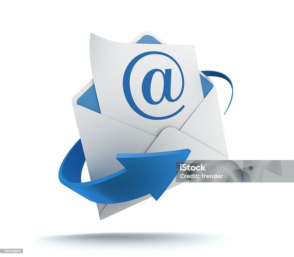 And mail e mail, surrounding arrow E-Mail Stock Photo