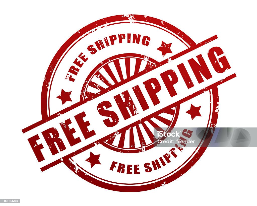 Free shipping stamp Free Shipping Stock Photo