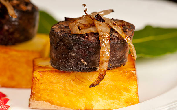 istock Morcilla on confit potato with onion 164143303