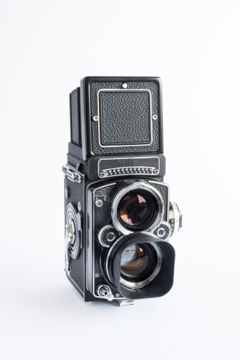 Old 1960s model film camera.