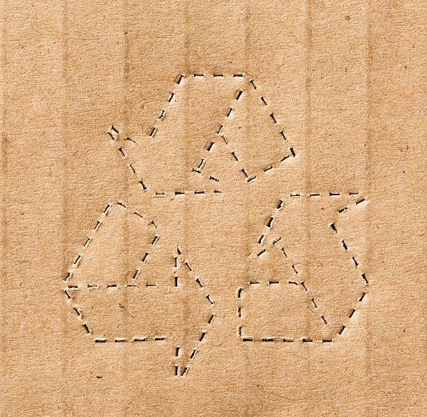 istock recycling symbol on the carton background 164144065
