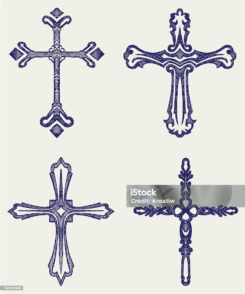 Cross design - clipart vectoriel de Croix - Forme libre de droits