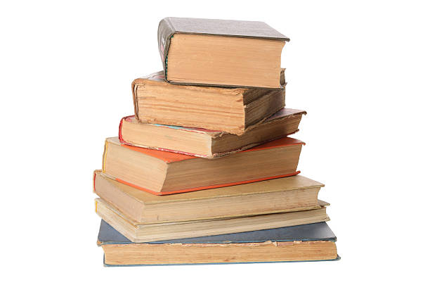 istock stack of old books isolated on a white background 164147378