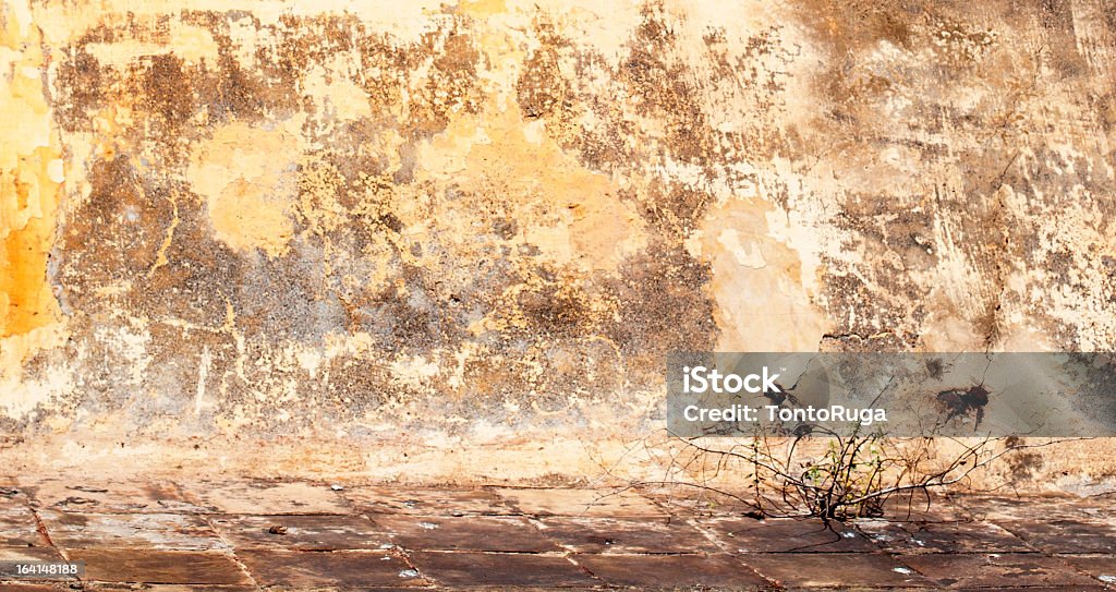 Fundo Grunge marrom parede - Royalty-free Abandonado Foto de stock