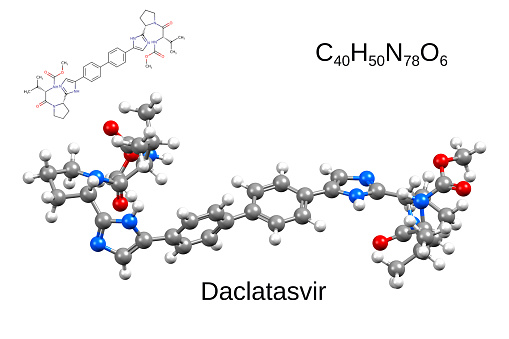 Daclatasvir is an antiviral medication used in combination with other medications to treat hepatitis C.