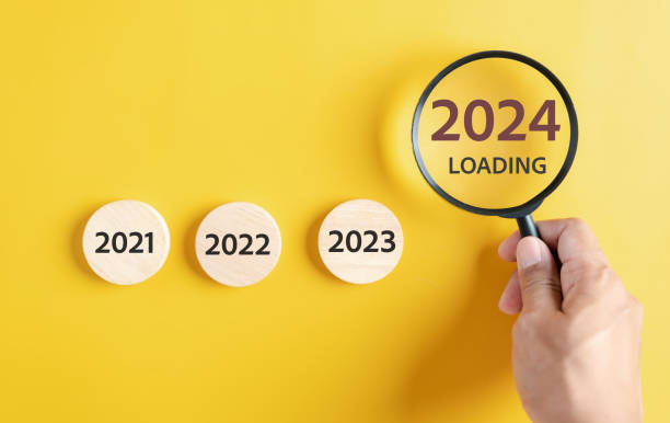 istock Loading progress from 2023 to 2024 to countdown merry christmas and happy new year, Planning and challenge strategy in new year 2024 Concept. 1641524535