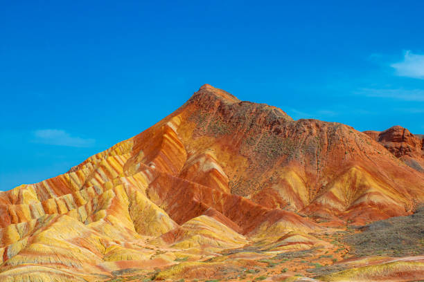 istock Rainbow mountain. Zhangye Danxia National Geopark, Gansu, China 1641534547