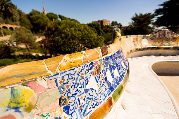 istock Park Guell Bench detail 164154981