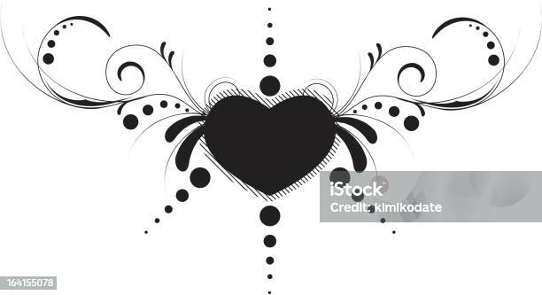 Coeur Avec Motif Floral Vecteurs libres de droits et plus d'images vectorielles de Amour - Amour, Carte de la Saint-Valentin, Carte de voeux et d'anniversaire