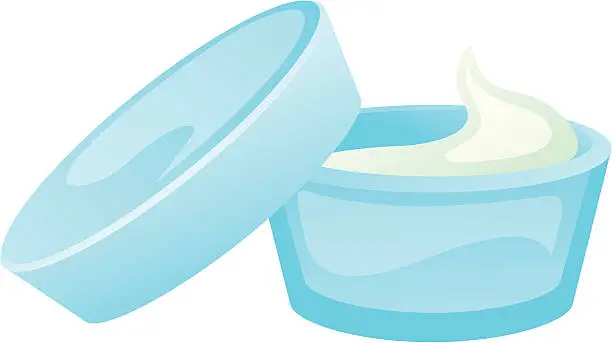 Vector illustration of Cream