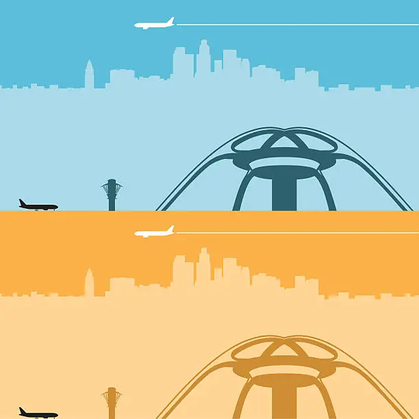Vector illustration of LA rippin super trippin
