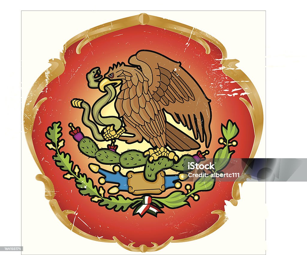 Glorioso Sello de la cocina mexicana Estados - arte vectorial de Arte cultura y espectáculos libre de derechos