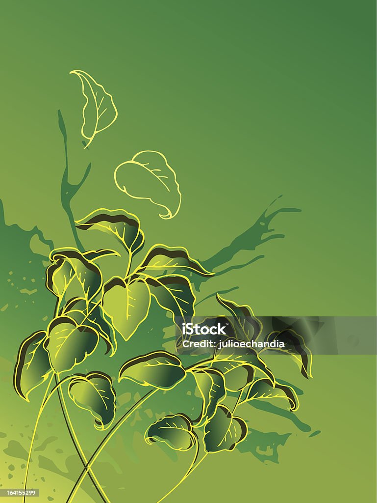 feuille verte - clipart vectoriel de Chlorophylle libre de droits