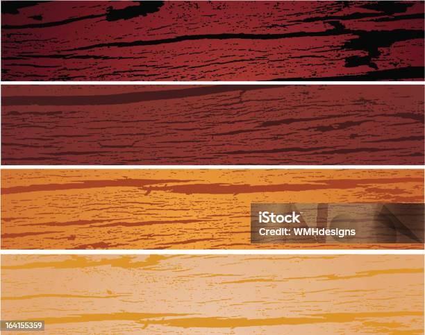 Sfondi Di Legno - Immagini vettoriali stock e altre immagini di Arancione - Arancione, Beige, Composizione orizzontale