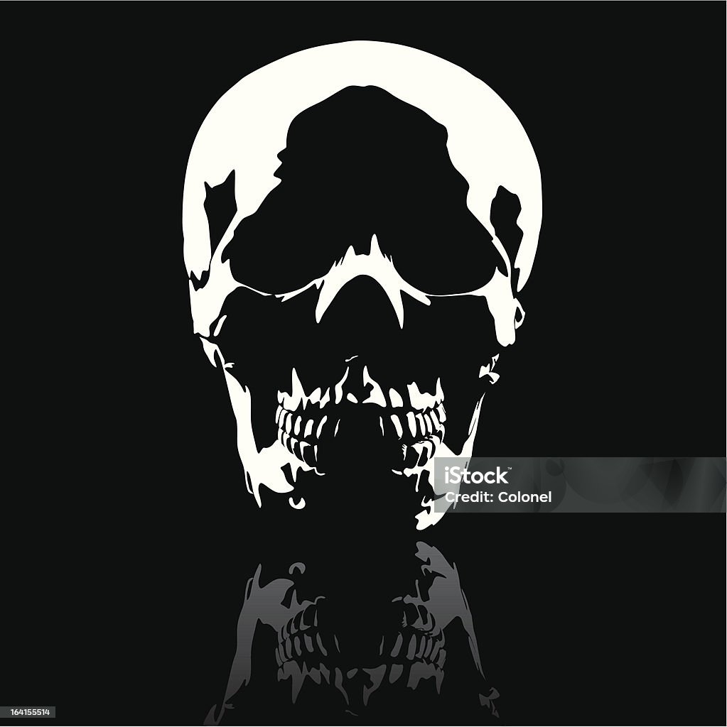 Skull  Dark stock vector