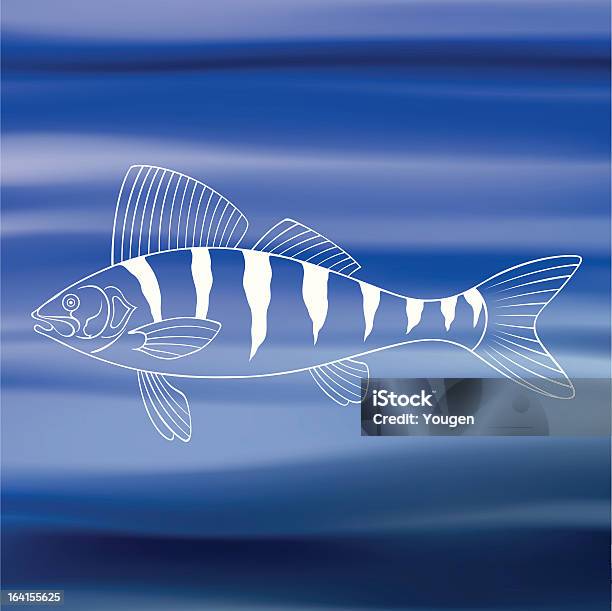 Peixe Vector - Arte vetorial de stock e mais imagens de Arabesco - Arabesco, Azul, Desenho de Ondas