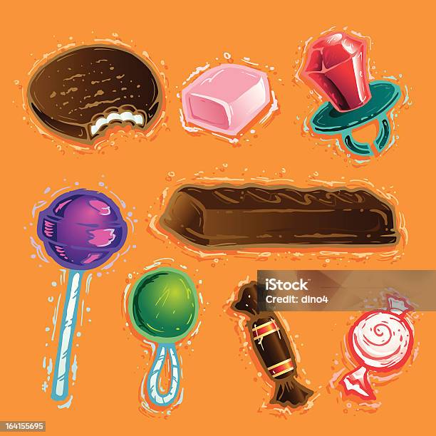 Candylicious - Arte vetorial de stock e mais imagens de Barra de Chocolate - Barra de Chocolate, Pastilha Elástica, Chocolate