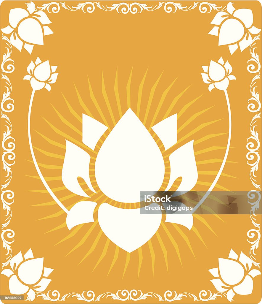 Lotus - clipart vectoriel de Fleur - Flore libre de droits