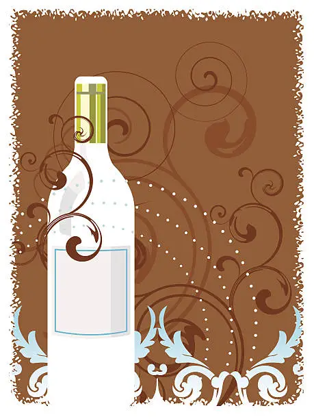 Vector illustration of bottle