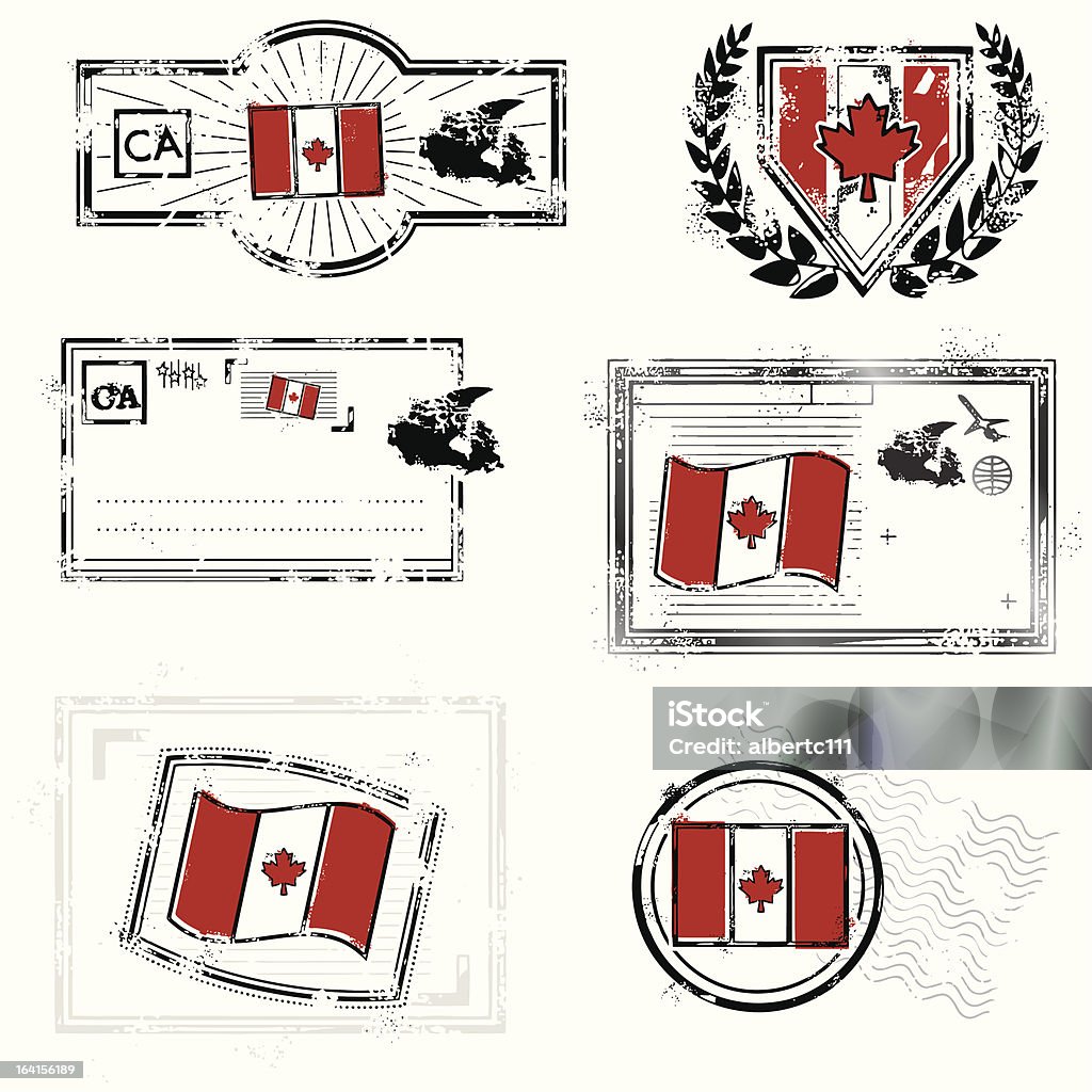 O 캐나다 - 로열티 프리 비자 벡터 아트