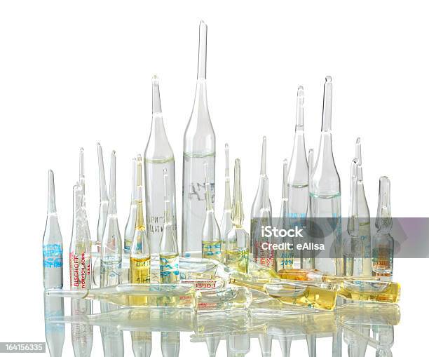 Medicaments In Vials Stock Photo - Download Image Now - Glucose, Solution, Bottle