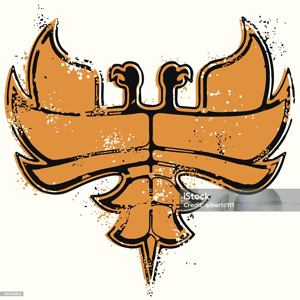 Firebird Line Graphics Firebird Super Grunge Stock Illustration - Download Image Now - Animal ...