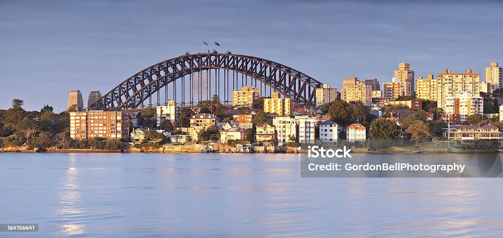 Panorama do Porto de Sydney - Foto de stock de Austrália royalty-free