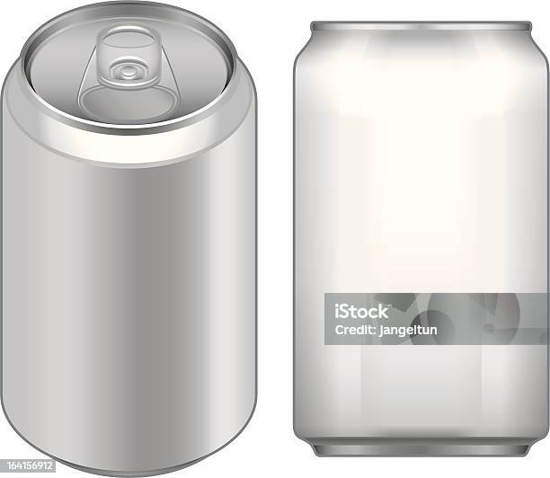 Können Stock Vektor Art und mehr Bilder von Aluminium - Aluminium, Bier, Getränk